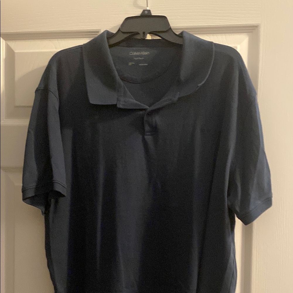 Calvin Klein Blue Polo Shirt Classic Fit